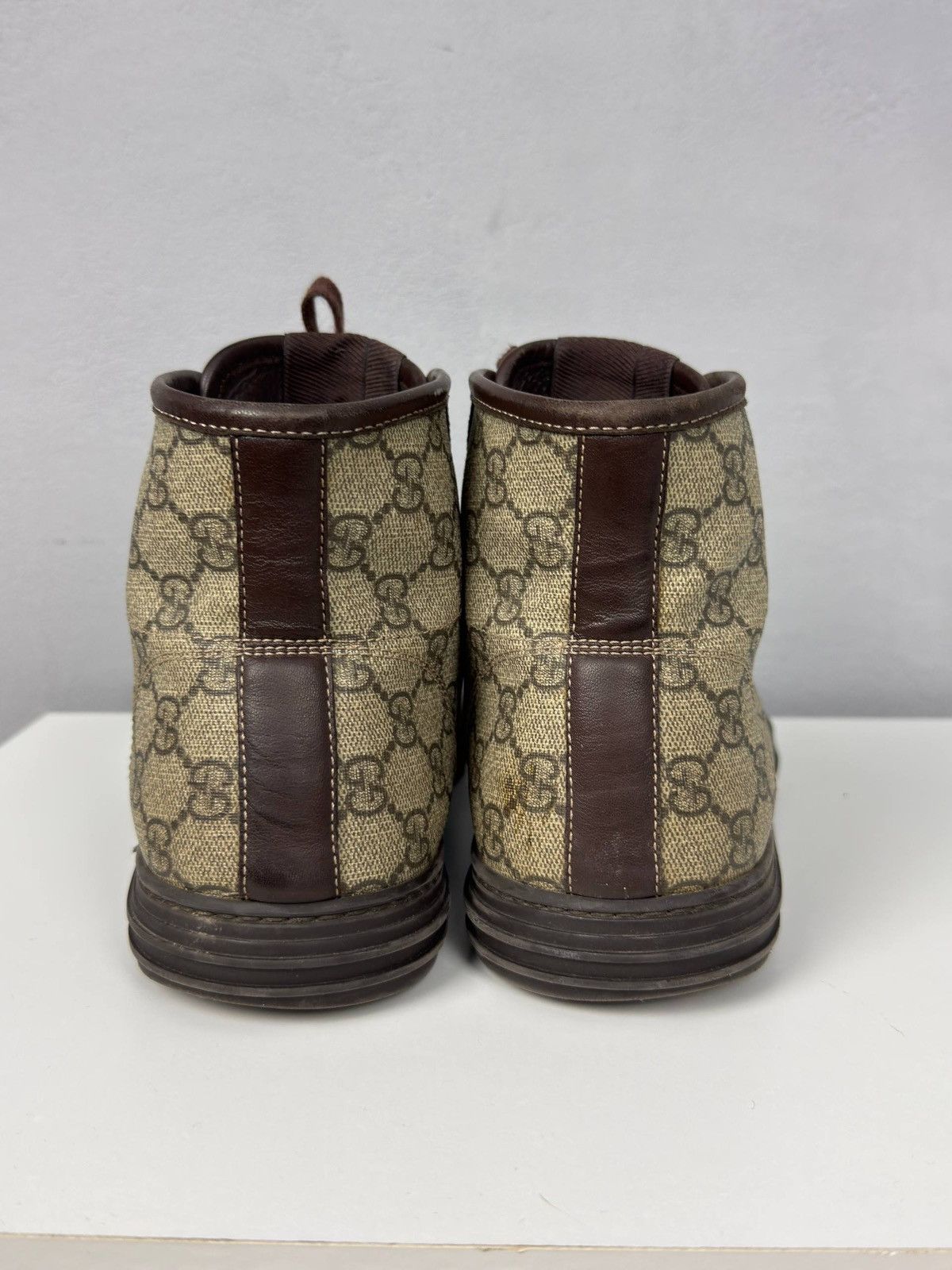 Gucci GUCCI A/W2012 “California” GG Monogram Canvas High Top Shoes Size US 9 / EU 42 - 7 Thumbnail