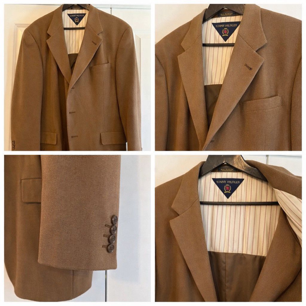 Tommy Hilfiger Tommy Hilfiger Brown Tailored Blazer Size 44R - 1 Thumbnail