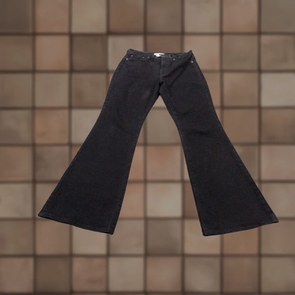 Madewell Madewell Jeans Women 27 Black Flared High Rise Vintage-Style Regular Denim Stretch Jeans Womens 27 Black Flare Jeans Size 27" / US 4 / IT 40 - 1 Thumbnail