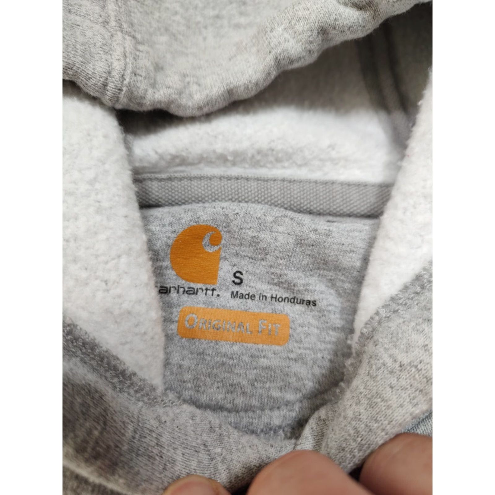 Carhartt Carhartt Hoodie Adult S Gray Sweatshirt Logo Pullover Hooded Long Sleeve Regular Size US S / EU 44-46 / 1 - 5 Thumbnail