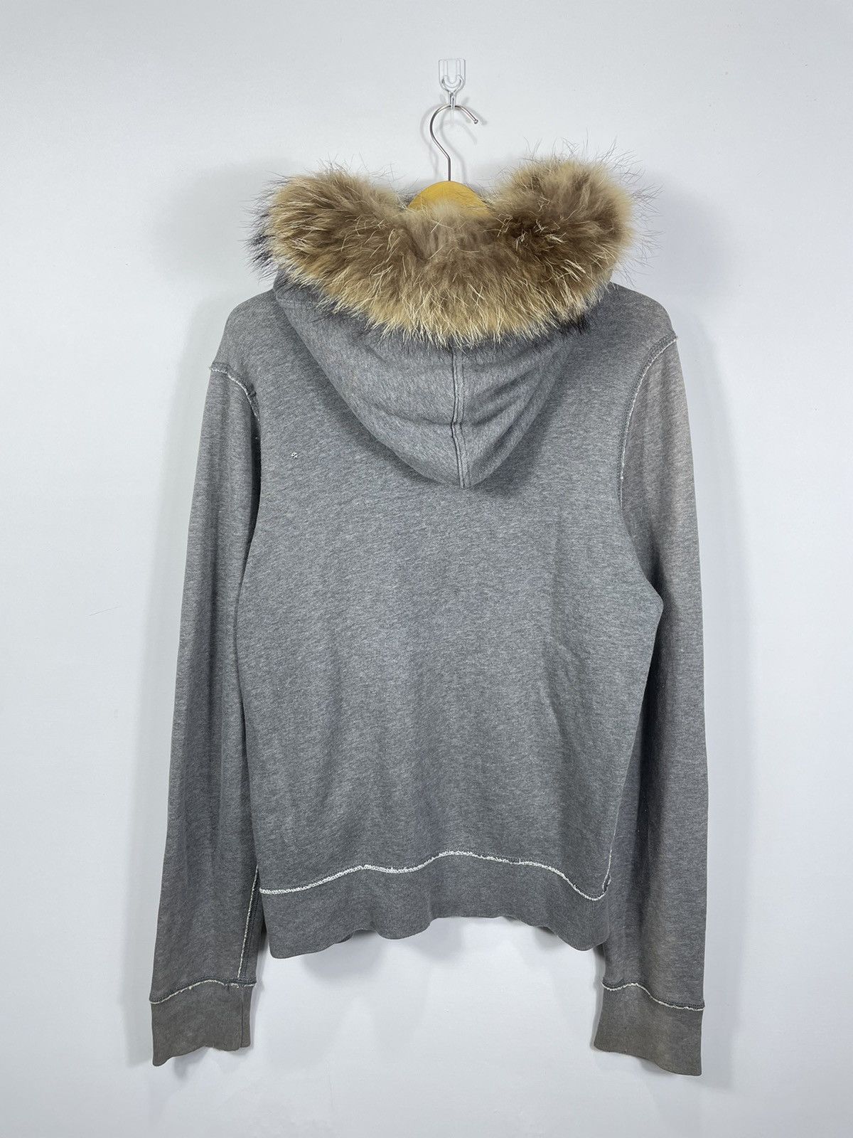 Hysteric Glamour Japanese Abercrombie Distressed Zip Fur Hoodie lgb style Size US M / EU 48-50 / 2 - 2 Thumbnail