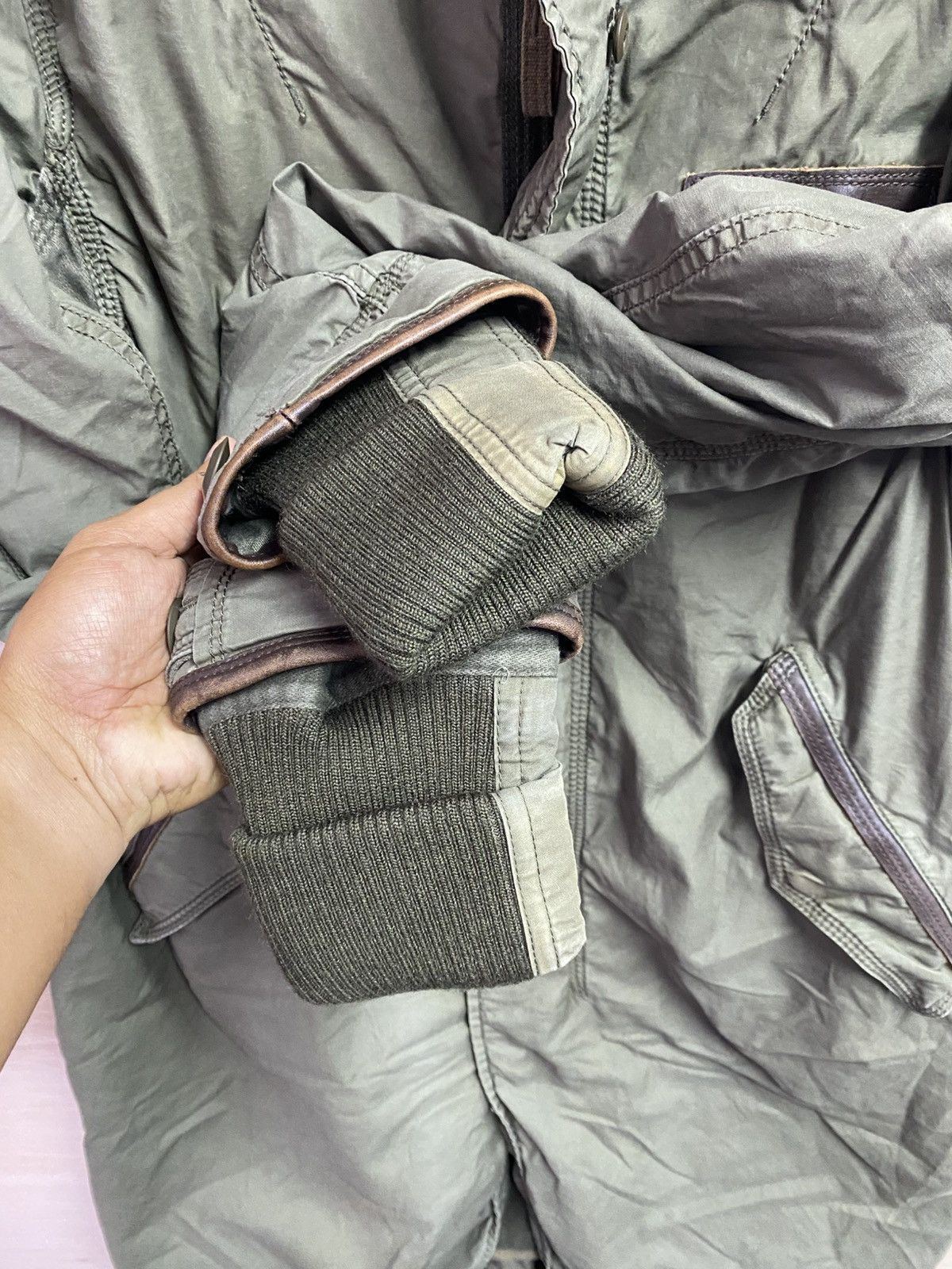 GOA GOA mid-length olive green military-style jacket Size US M / EU 48-50 / 2 - 5 Thumbnail