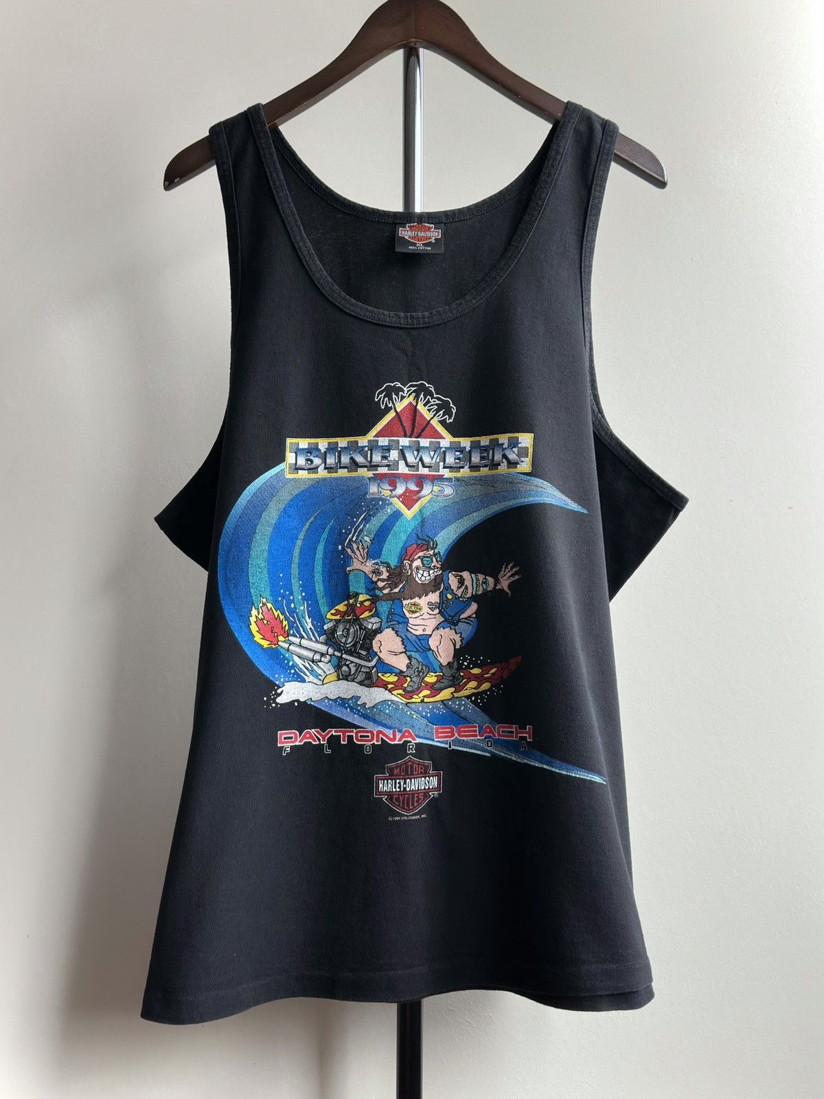 Harley Davidson × Vintage Vintage 1994 Harley Davidson Daytona Beach Bike Week Shirt Size US XL / EU 56 / 4 - 1 Thumbnail