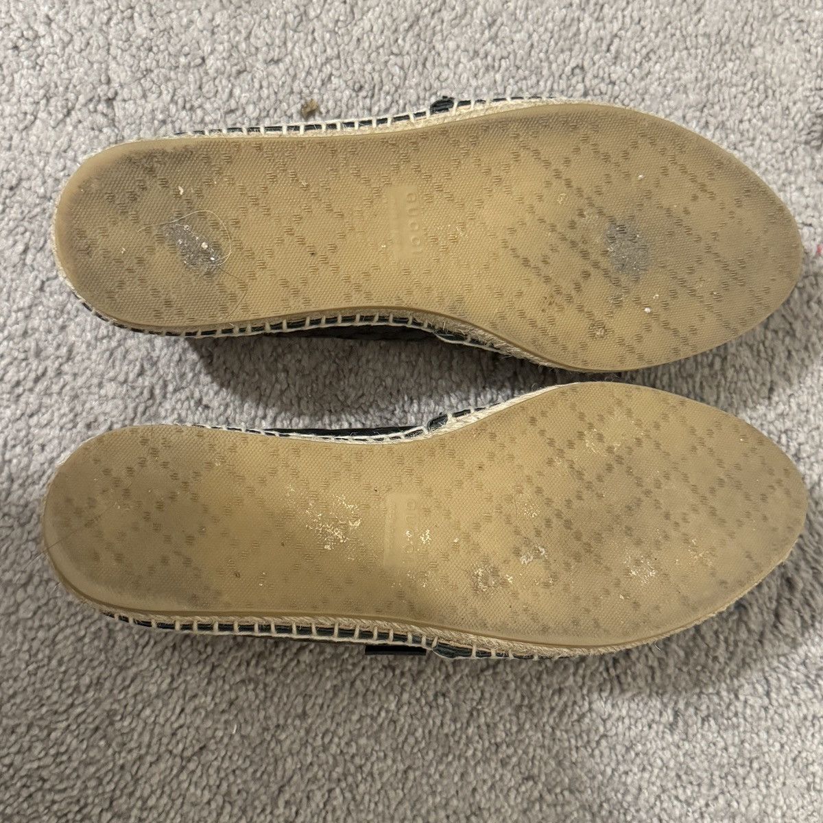 Gucci Gucci Black Leather Espadrilles - Women’s Size 6/36 Size US 6 / IT 36 - 8 Thumbnail