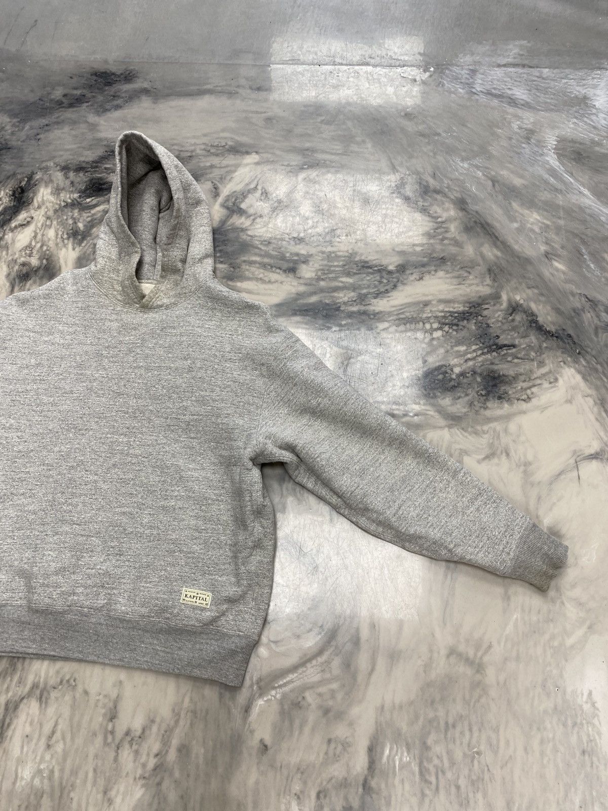 Kapital Kapital smiley fleece hoodie grey medium authentic Size US S / EU 44-46 / 1 - 18 Thumbnail