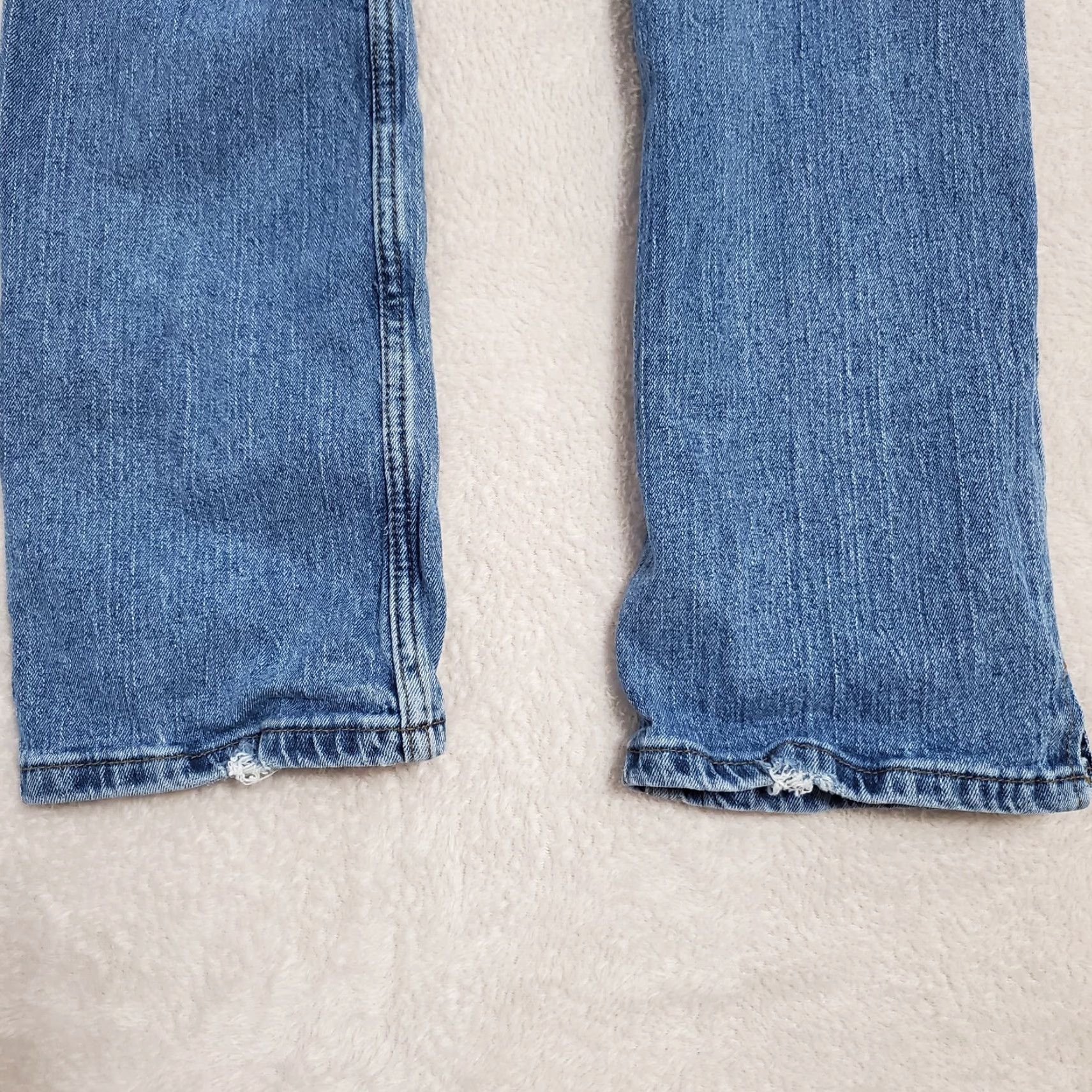 Vintage VINTAGE John Galt x Yellow Rat Bastard Jeans Women S 28x29 Blue Low Rise Ankle Slit Y2K 90s Grunge Retro Womens Size 28" / US 6 / IT 42 - 7 Thumbnail