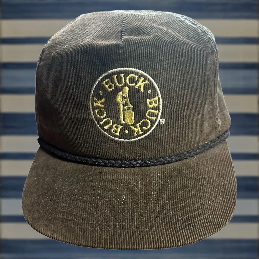 hb scotts chewing tobacco Vintage Vintage HB Scotts Chewing Tobacco Corduroy Snapback Hat USA