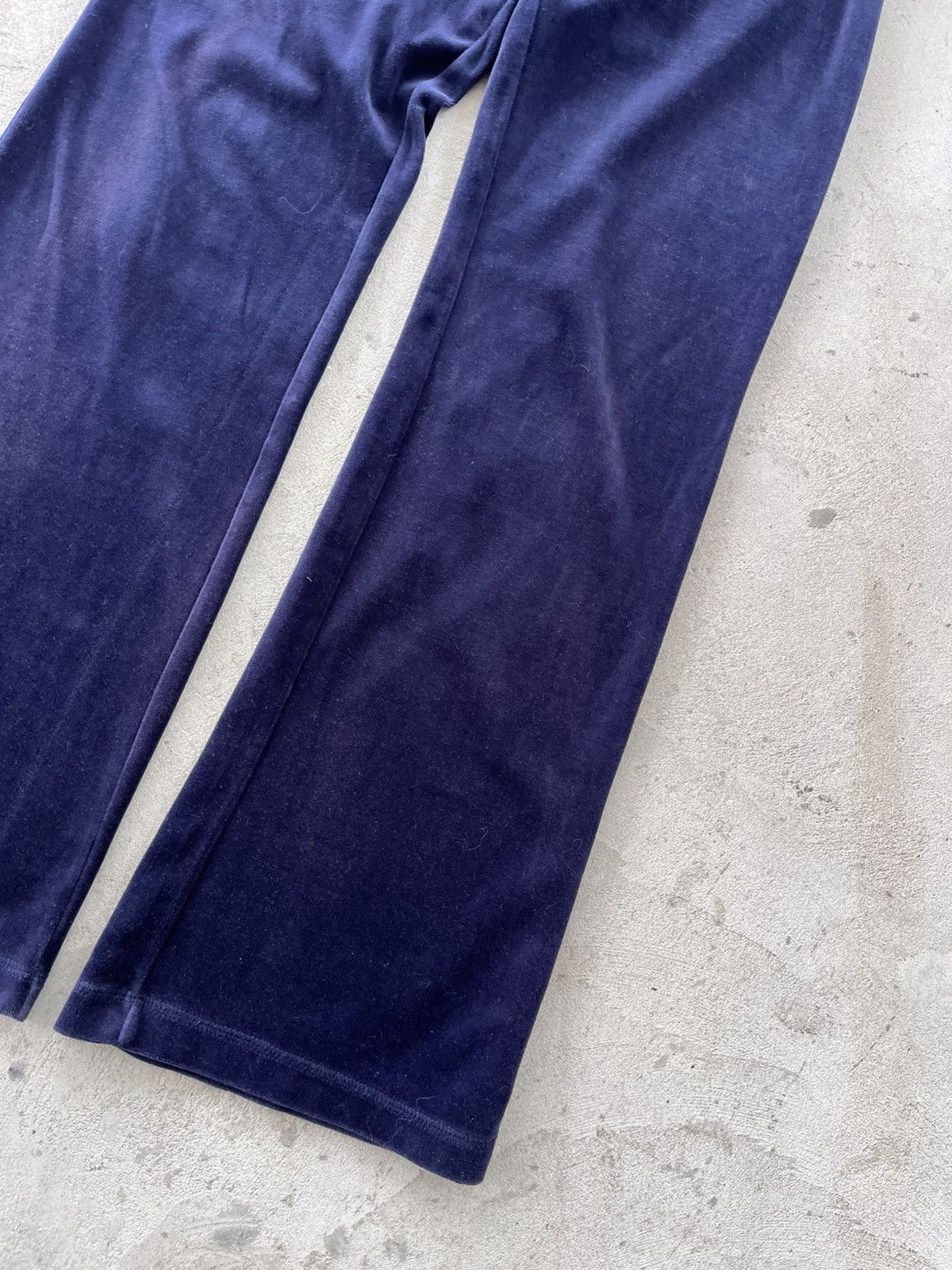 Juicy Couture Juicy Couture Velour Sweatpants Track Pants Blue Low Rise Size 32" / US 10 / IT 46 - 4 Thumbnail