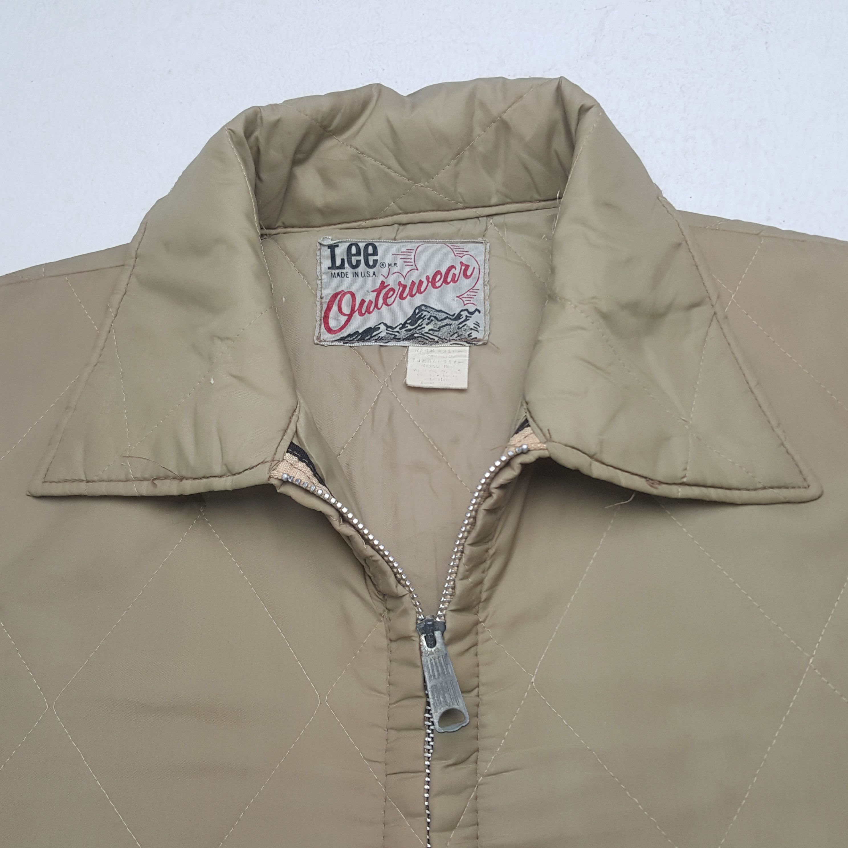 Lee 70’s Lee Outerwear Yellow Mustard Quilted Outdoor Jacket Size US L / EU 52-54 / 3 - 4 Thumbnail