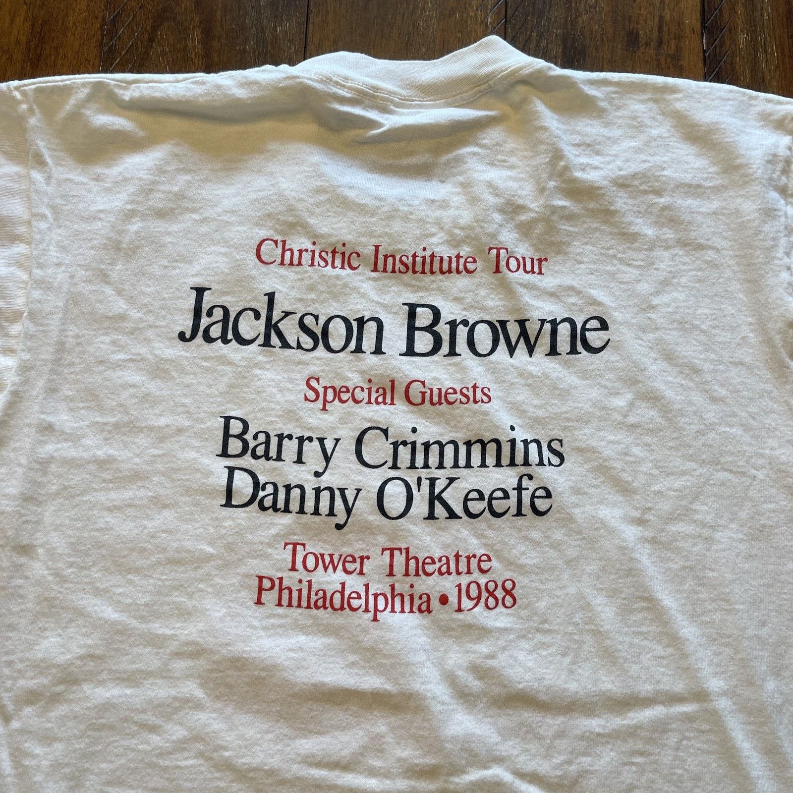 Fruit Of The Loom Vtg Jackson Browne Shirt Mens L La Penca Project Concert 80s Size US L / EU 52-54 / 3 - 8 Thumbnail
