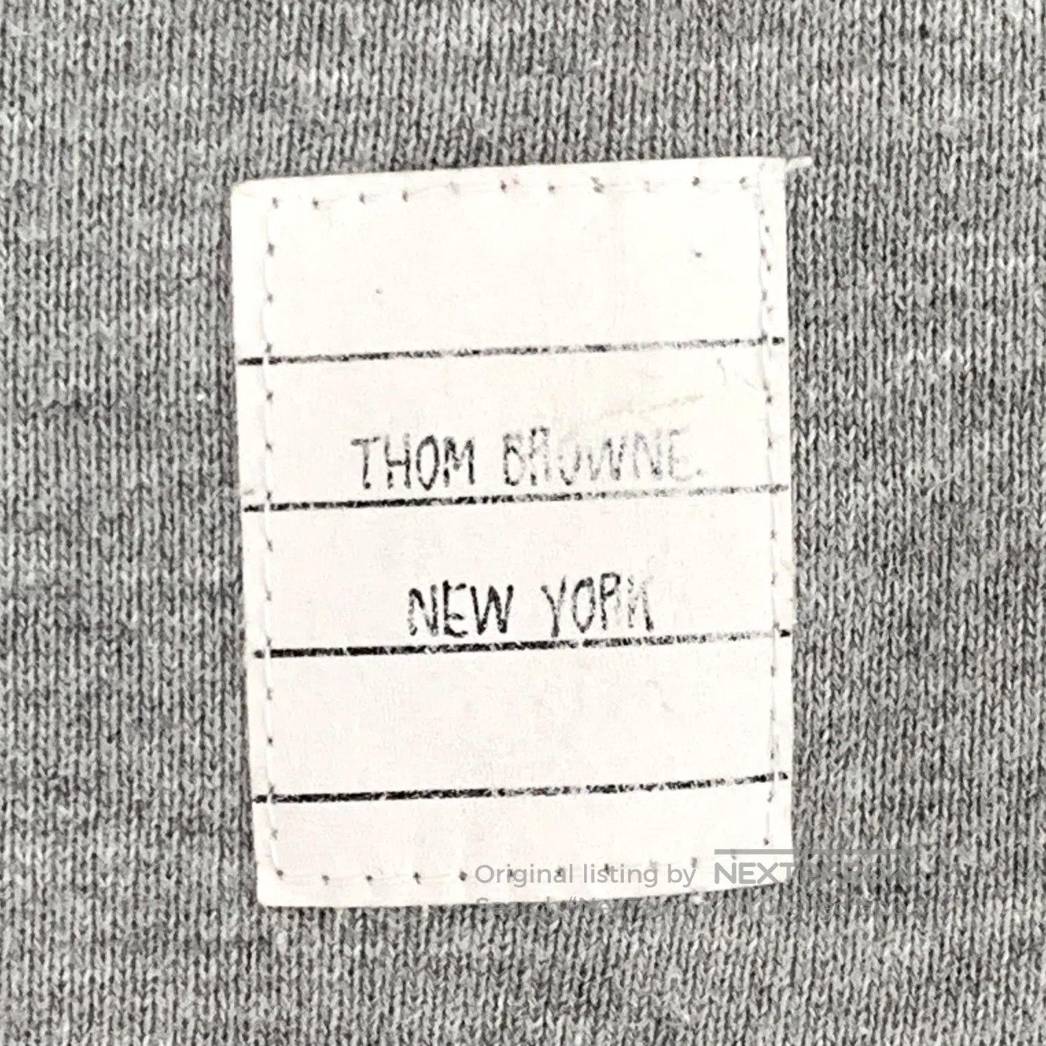 Thom Browne Thom Browne size M Gray classic four-stripe cotton drawstr Size US 38 / EU 54 - 6 Thumbnail