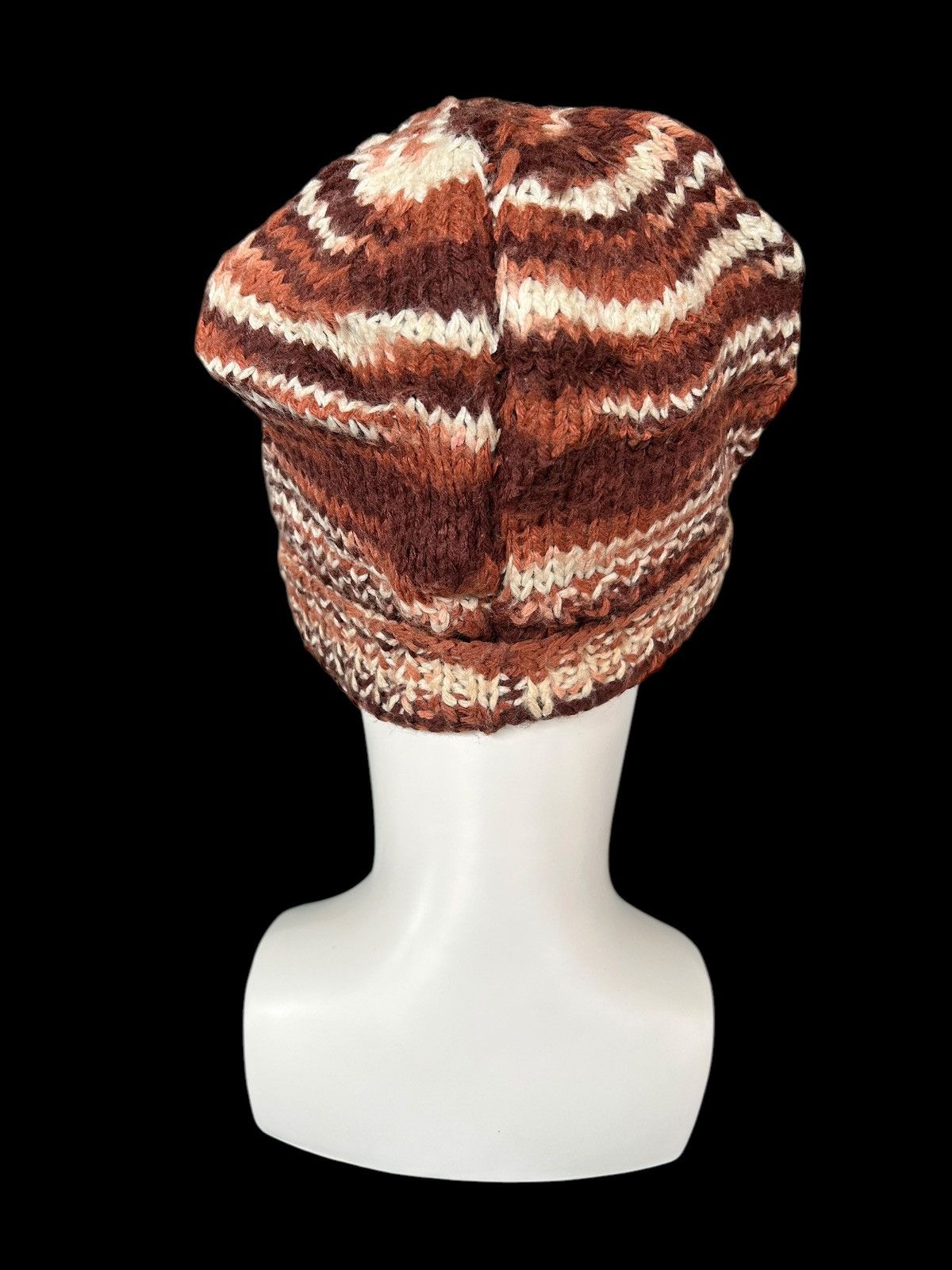 Japanese Brand × Kapital × Vintage Crochet Knitted handmade Beanie Hats Rare ☠️☠️ Size ONE SIZE - 3 Thumbnail