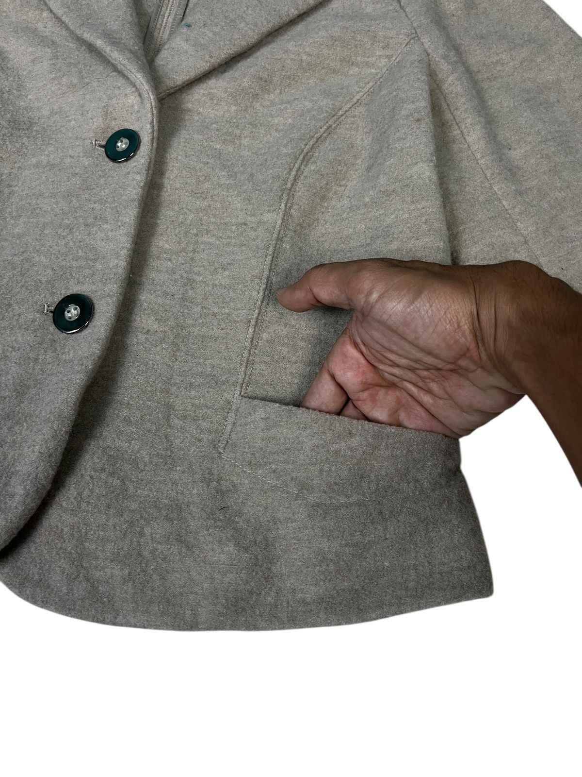 Max Mara × Weekend Max Mara Max Mara Weekend Cropped Wool Blazer Size S / US 4 / IT 40 - 6 Thumbnail