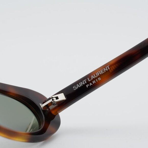 Saint Laurent SL557 SHADE 002 Sunglasses Havana Oval Frame