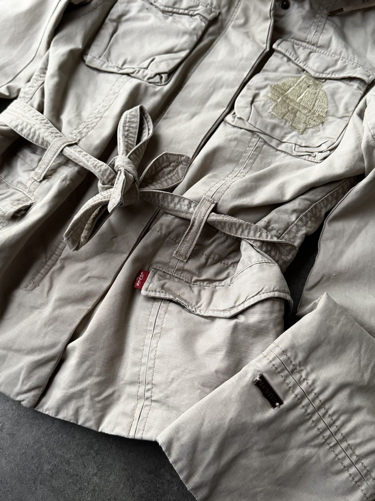 If Six Was Nine Vintage Levis Jacket Utility Style Avantgarde Y2K Size S / US 4 / IT 40 - 5 Thumbnail