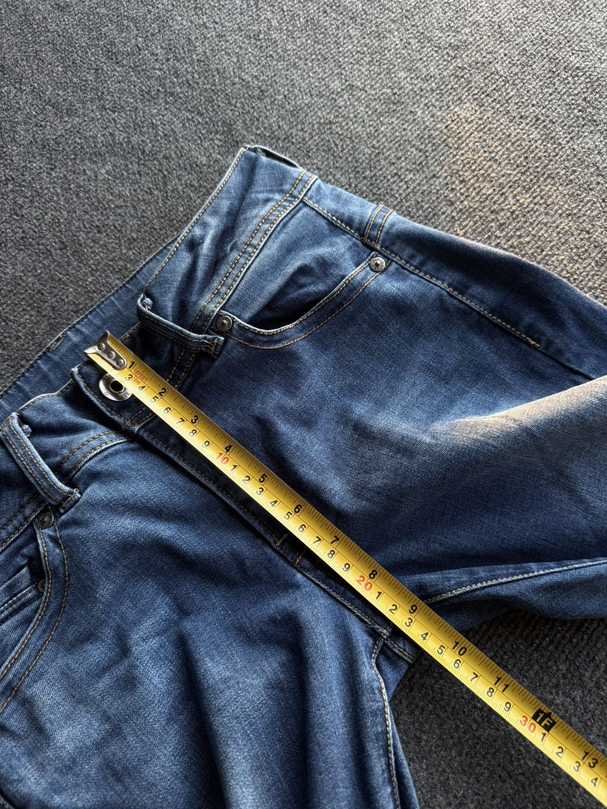 G-Star 00s Y2K G-Star RAW Midge Straight Punk Rock Dark Wash Jeans Size 30" / US 8 / IT 44 - 20 Thumbnail