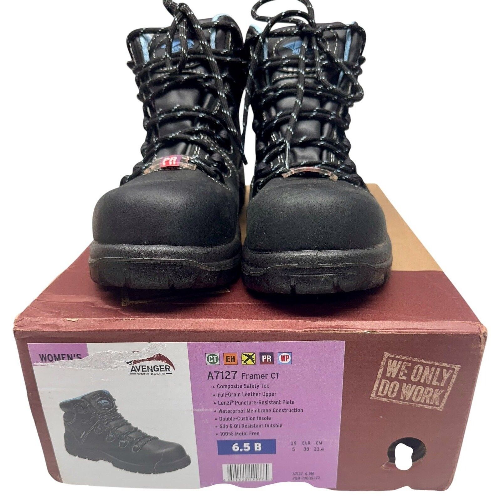 Other Avenger Framer Safety Toe WP SR A7127 Work Boot Women 6.5 B Size US 6.5 / IT 36.5 - 2 Thumbnail
