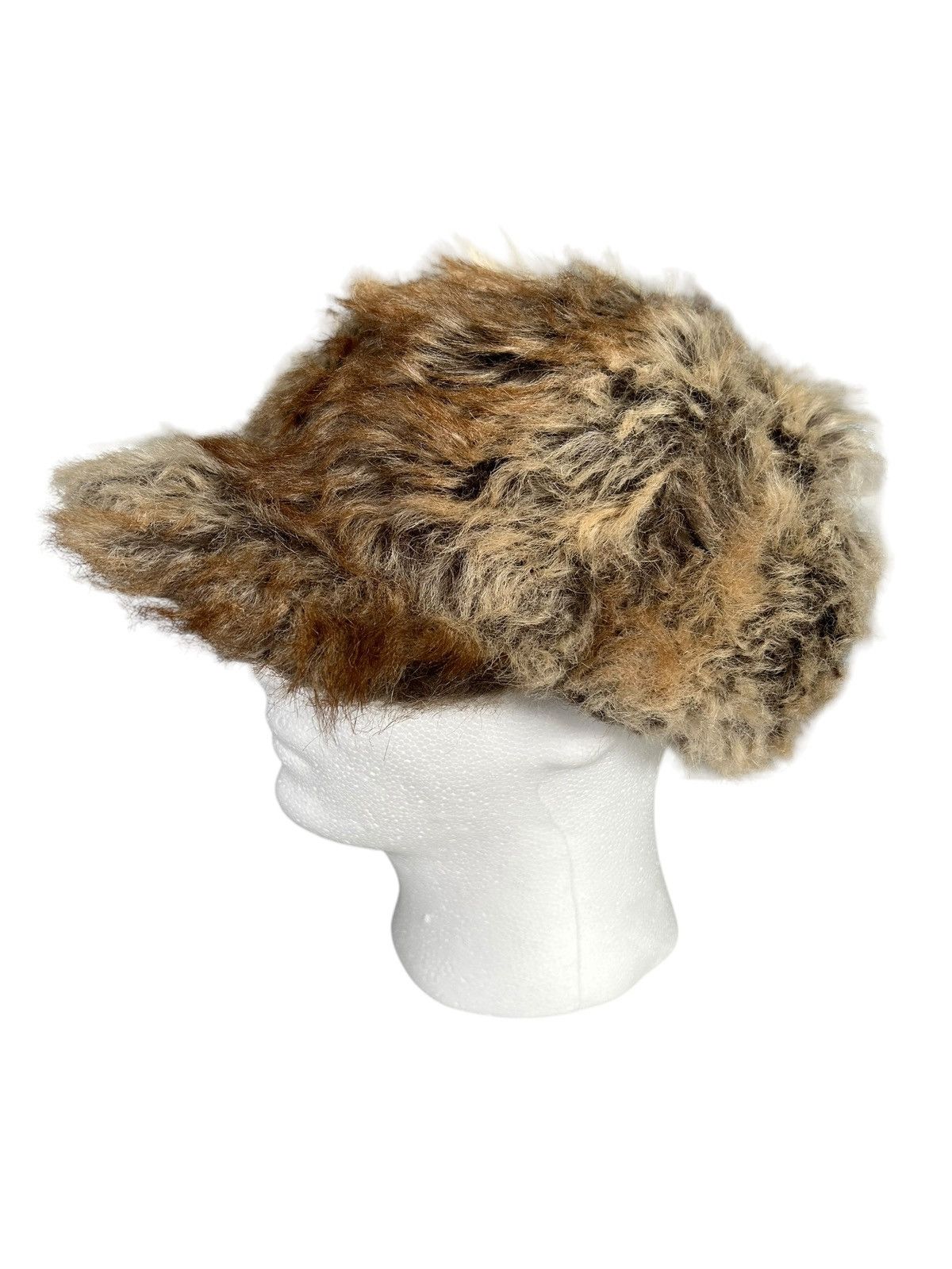 14th Addiction × Japanese Brand × Le Grande Bleu (L.G.B.) Punk Bondage Style Fur Hats Rare ☠️☠️ Size ONE SIZE - 2 Thumbnail