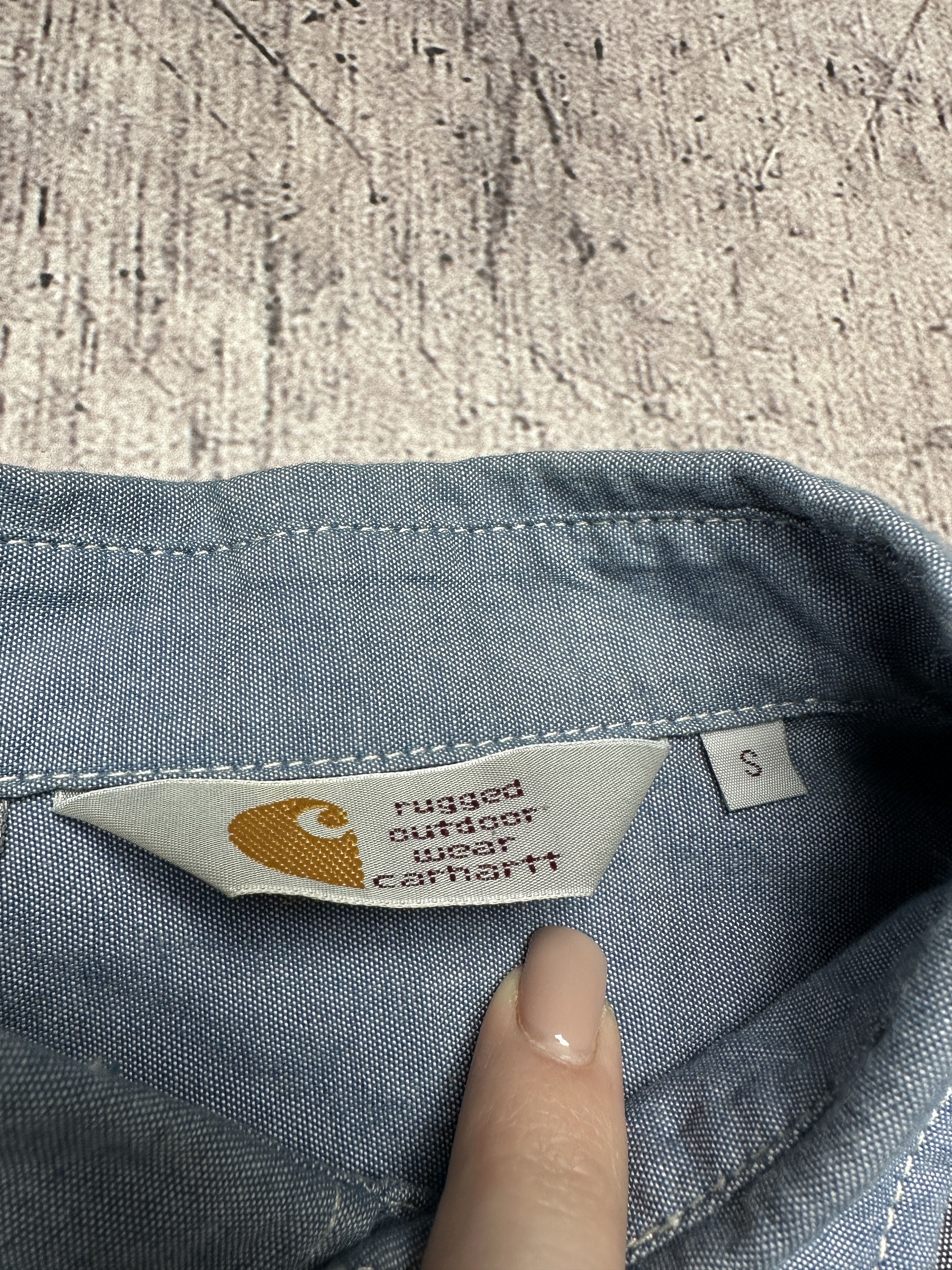 Carhartt Wip Carhartt Wip Mens Harrison Denim Shirt Size US S / EU 44-46 / 1 - 3 Thumbnail