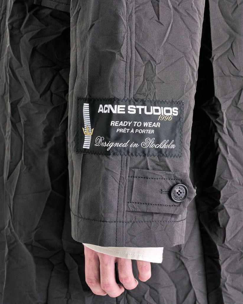 Acne Studios o1s1v1r1oon0925 Long Coat in Dark Grey Size US L / EU 52-54 / 3 - 5 Thumbnail