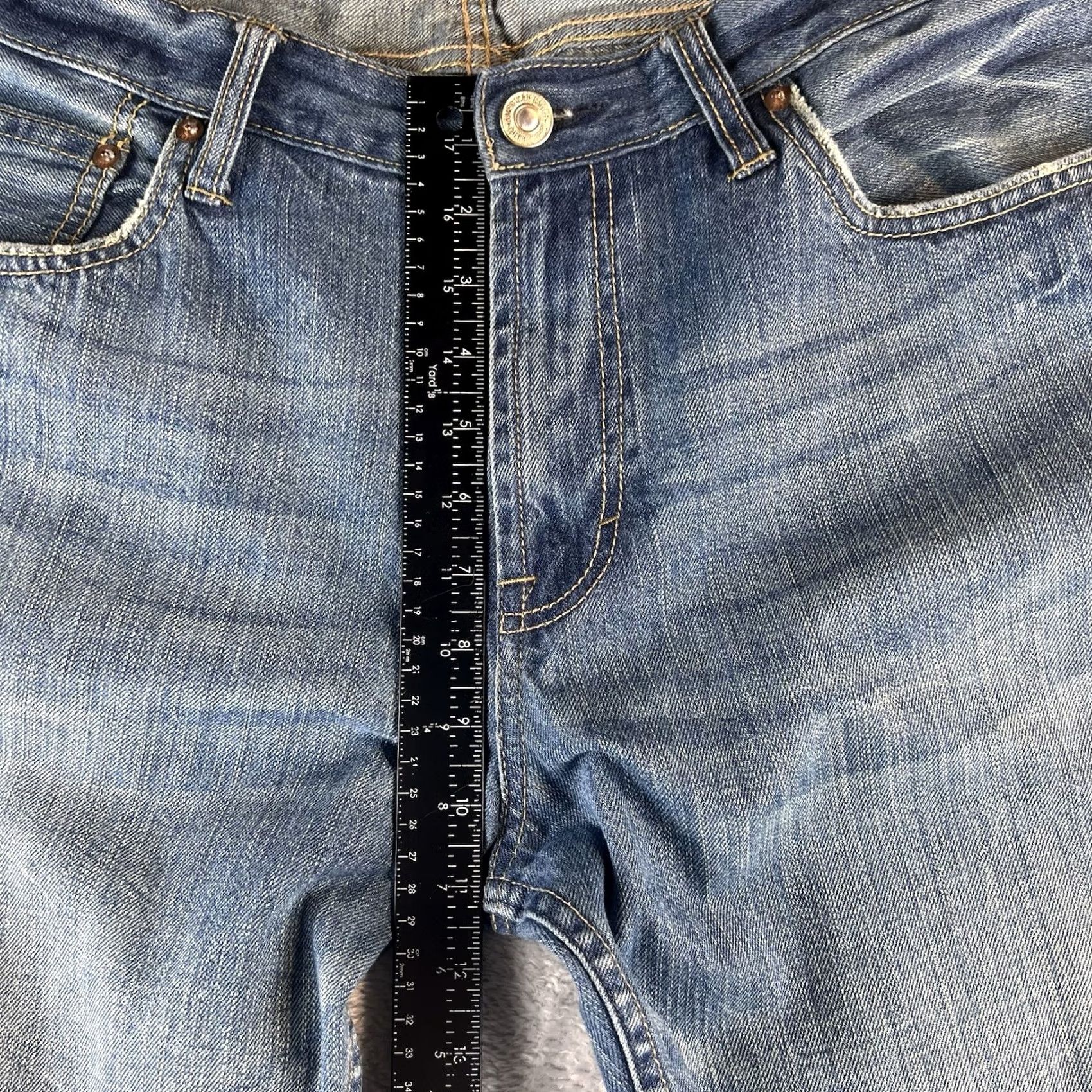 American Eagle Outfitters American Eagle jeans Mens size 36x36 bootcut Blue Dark Wash denim Y2K Cowboy Grunge Mens Size US 36 / EU 52 - 6 Thumbnail