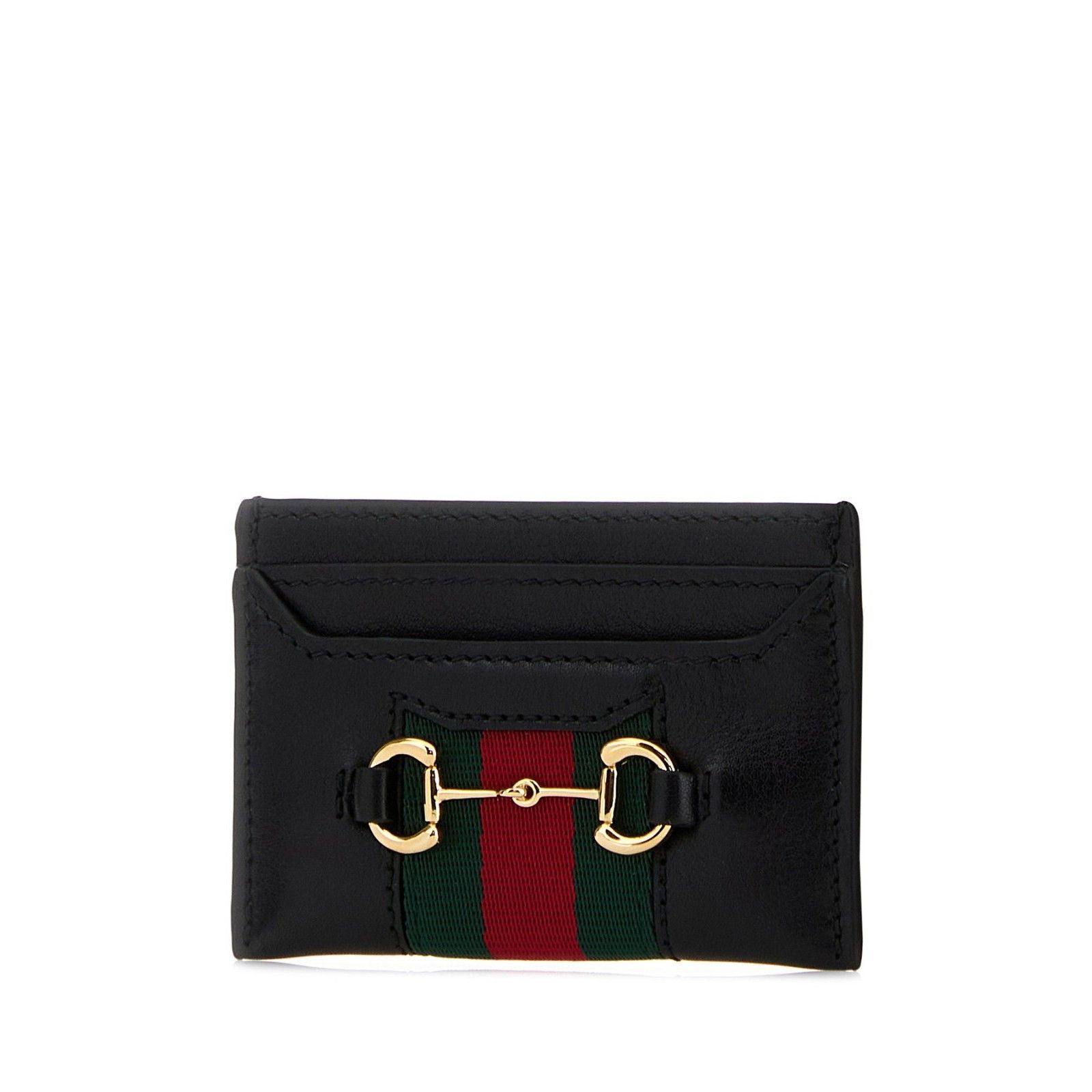 Gucci GUCCI Black Leather Card Holder New & Authentic Size ONE SIZE - 2 Thumbnail