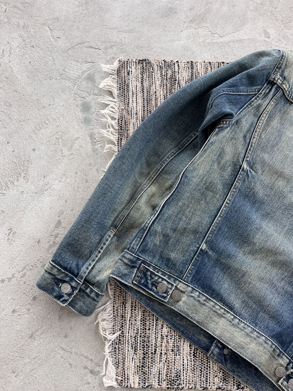 Polo Ralph Lauren Vintage Polo Ralph Lauren Avantgarde Faded Y2K Denim Jacket Size US S / EU 44-46 / 1 - 11 Thumbnail