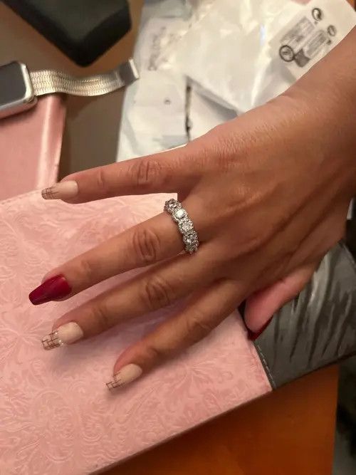 VIBE Sparkling Cubic Zirconia Ring ( Size 6 to 10 ) Size ONE SIZE - 4 Thumbnail