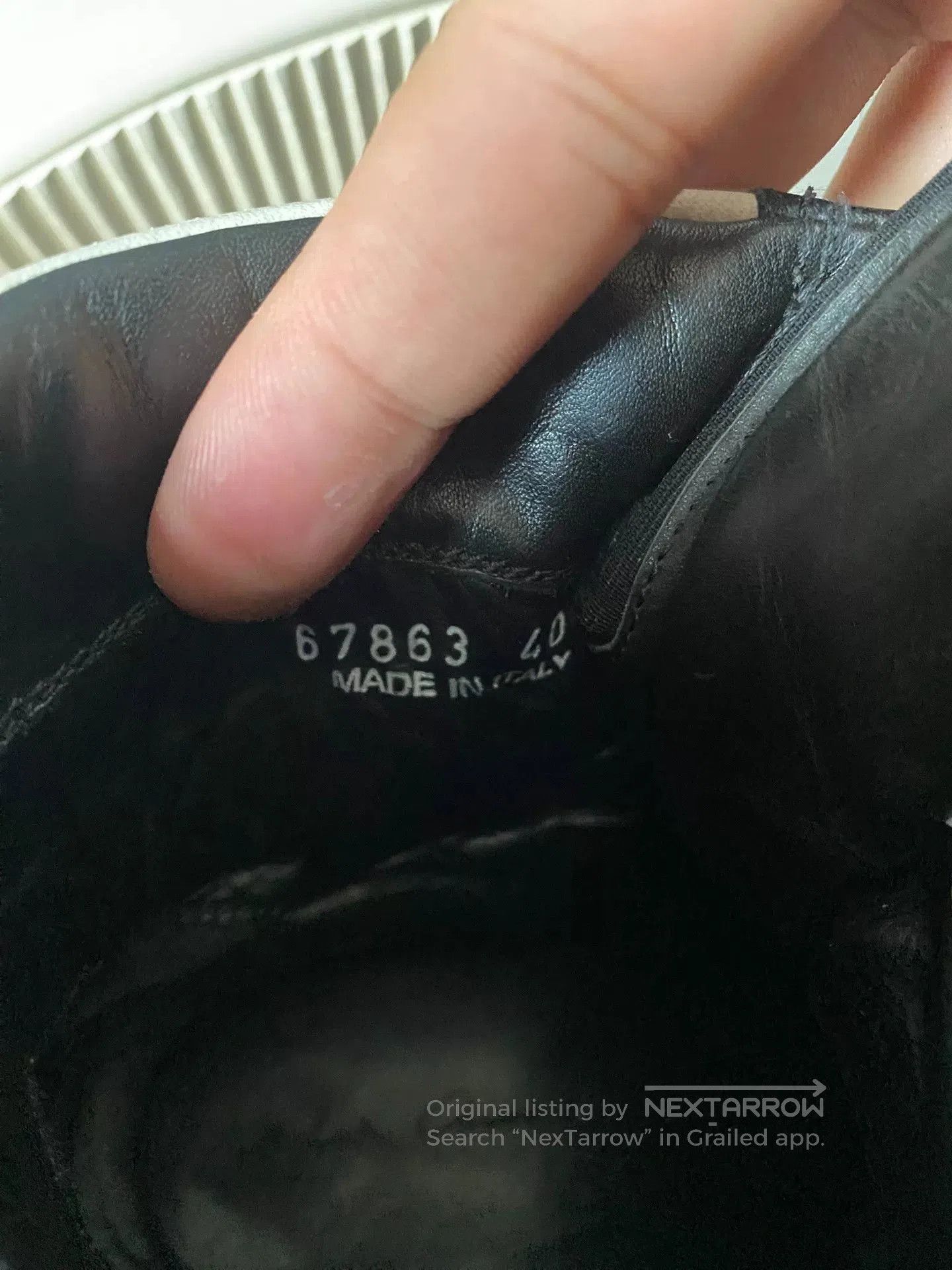 Rick Owens rick owens black leather high. Size US 7 / EU 40 - 6 Thumbnail