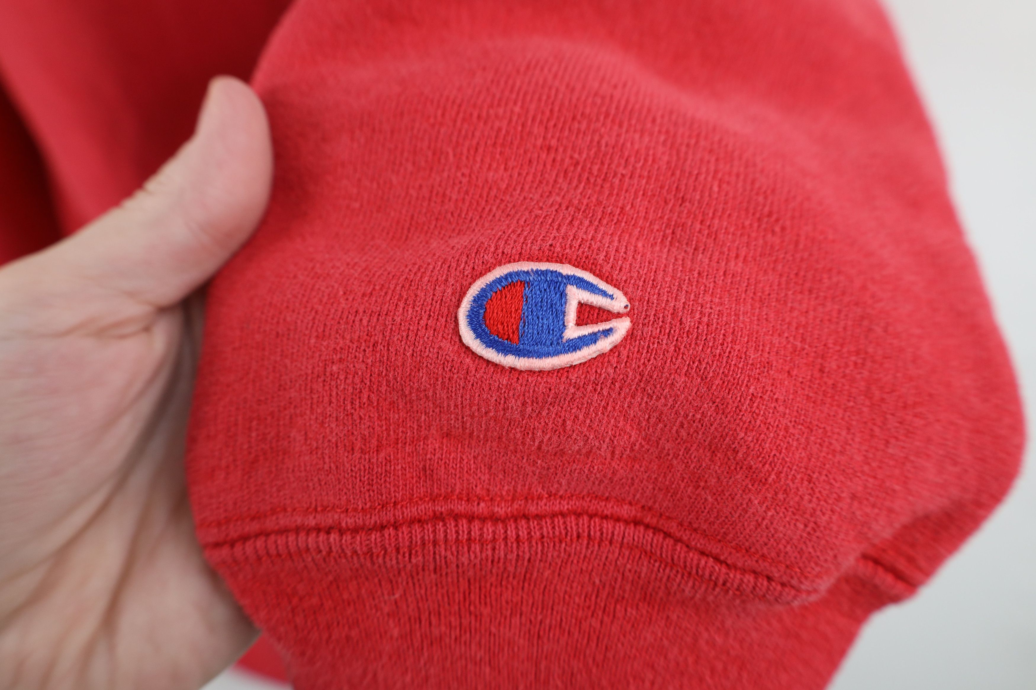 Champion Vintage 80s Champion Reverse Weave Sweatshirt Red USA Size US S / EU 44-46 / 1 - 5 Thumbnail