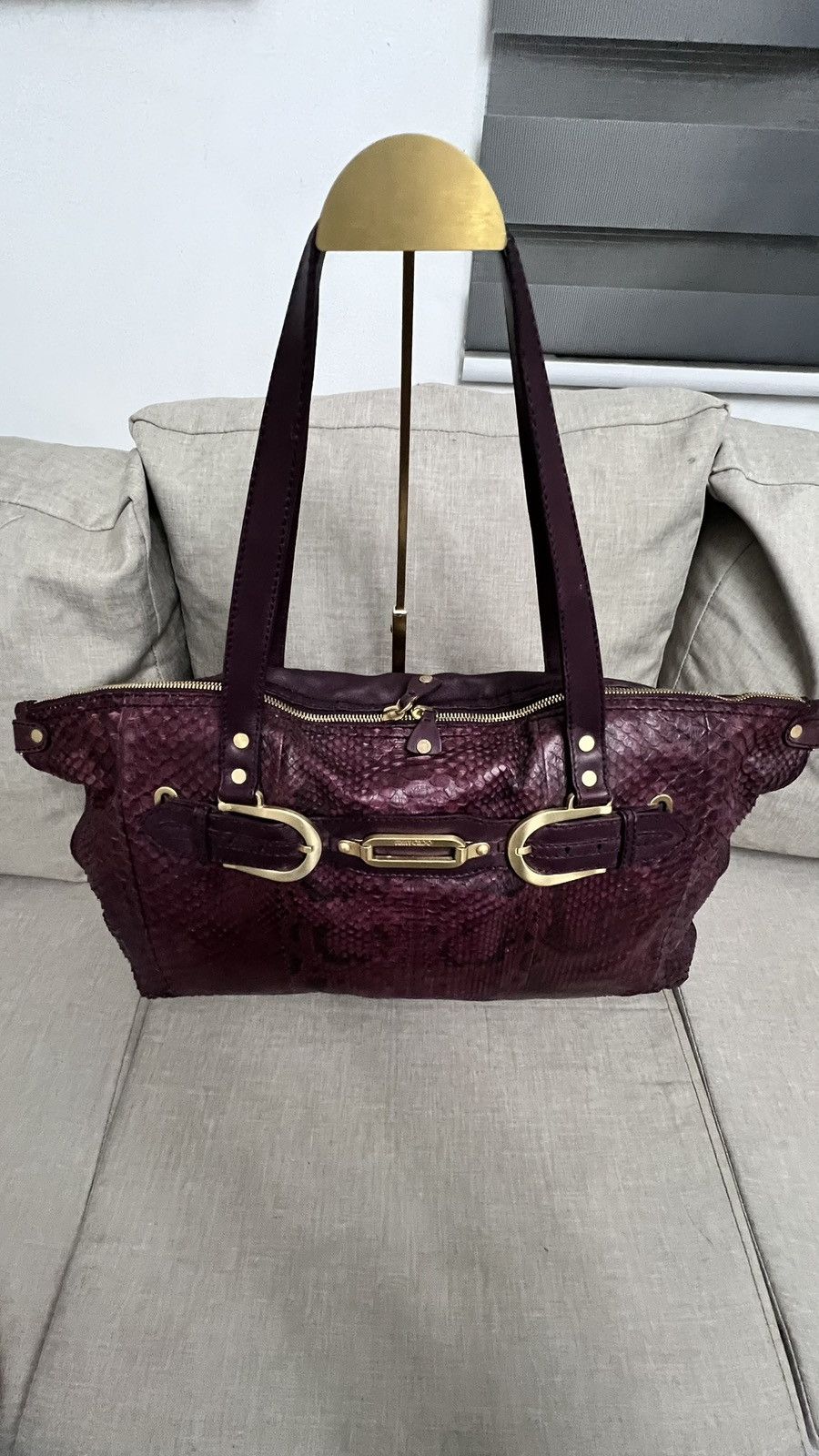 Jimmy Choo Jimmy Choo Python Weekender Bag Size ONE SIZE - 6 Thumbnail