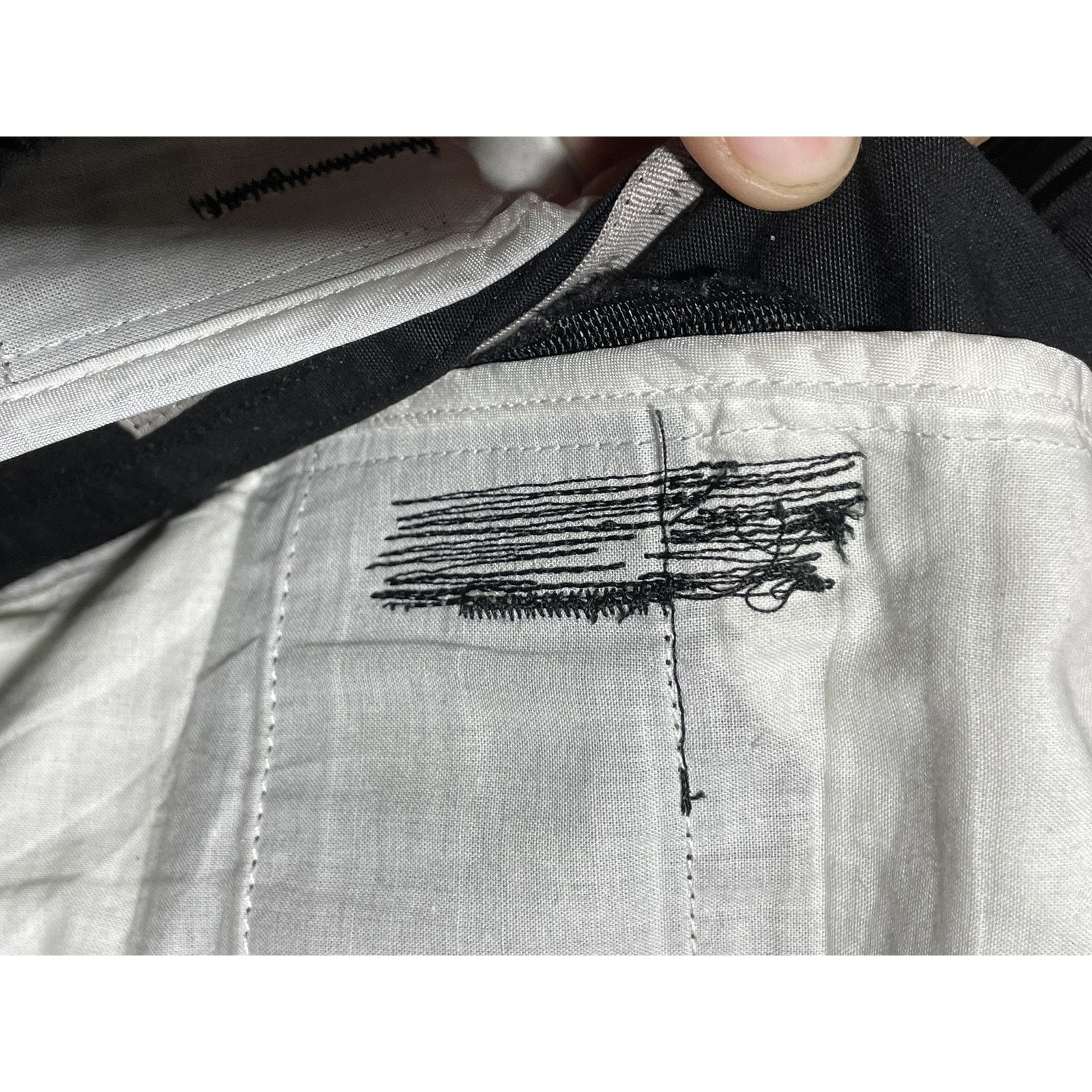 Rick Owens RICK OWENS SS23 LUXOR TRACK PANTS PREOWNED Size US 34 / EU 50 - 3 Thumbnail