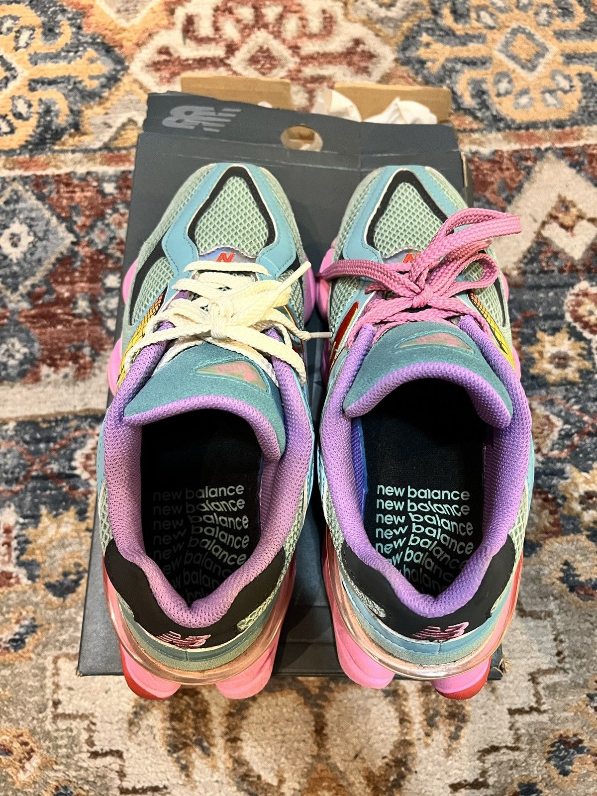New Balance New balance 9060 warped multi color size 8.5 Size US 8.5 / EU 41-42 - 7 Thumbnail