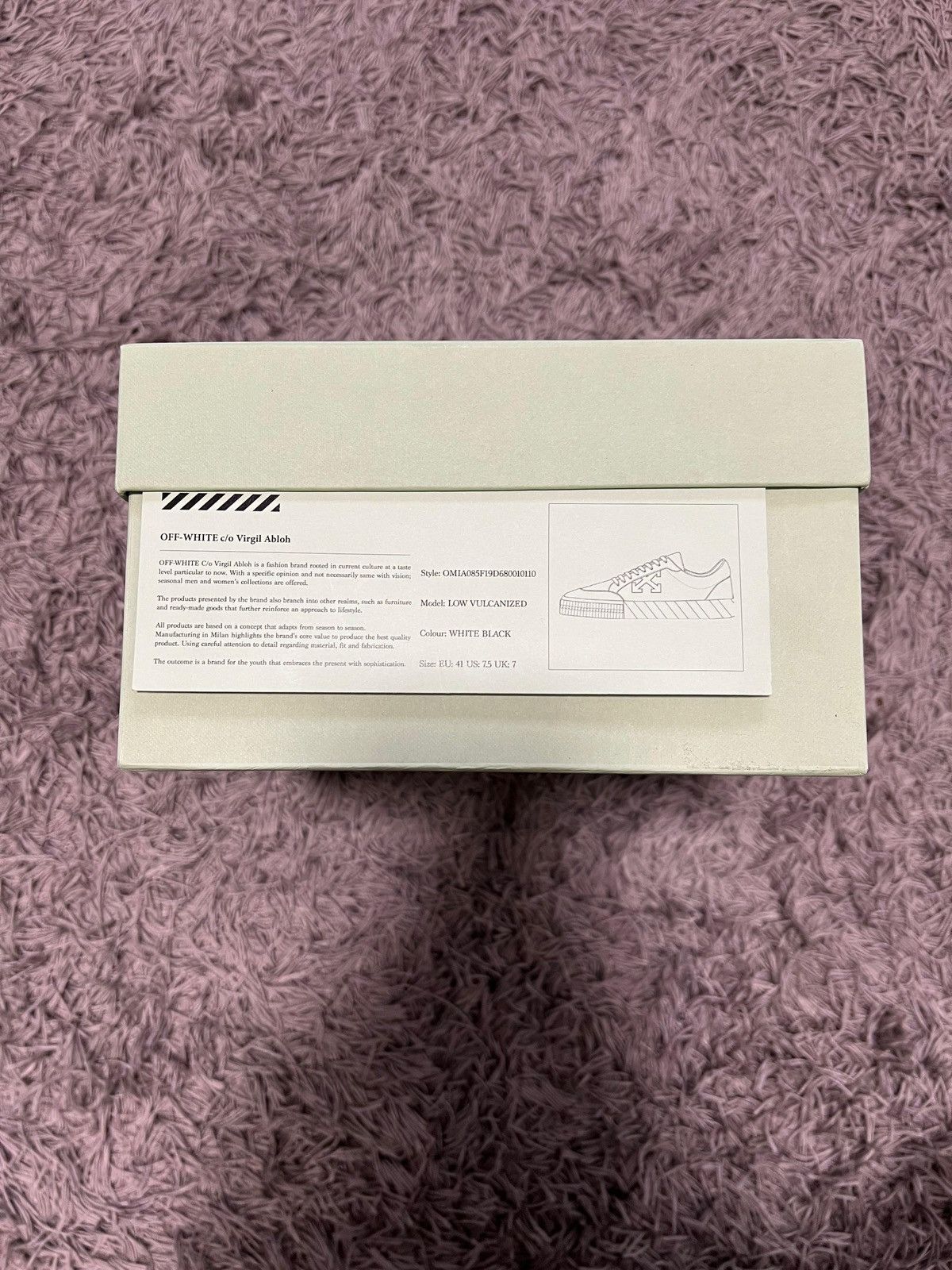 Off-White Off white Vulc low leather sneakers Size US 7.5 / EU 40-41 - 15 Thumbnail