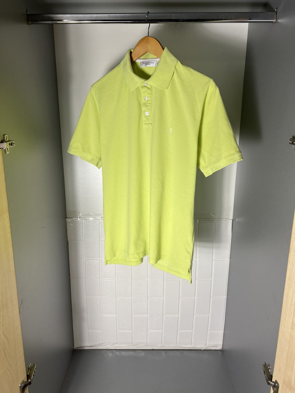 Saint Laurent Paris VINTAGE YVES SAINT LAURENT RETRO POLO CLASSIC DESIGNER 90s Size US M / EU 48-50 / 2 - 3 Thumbnail