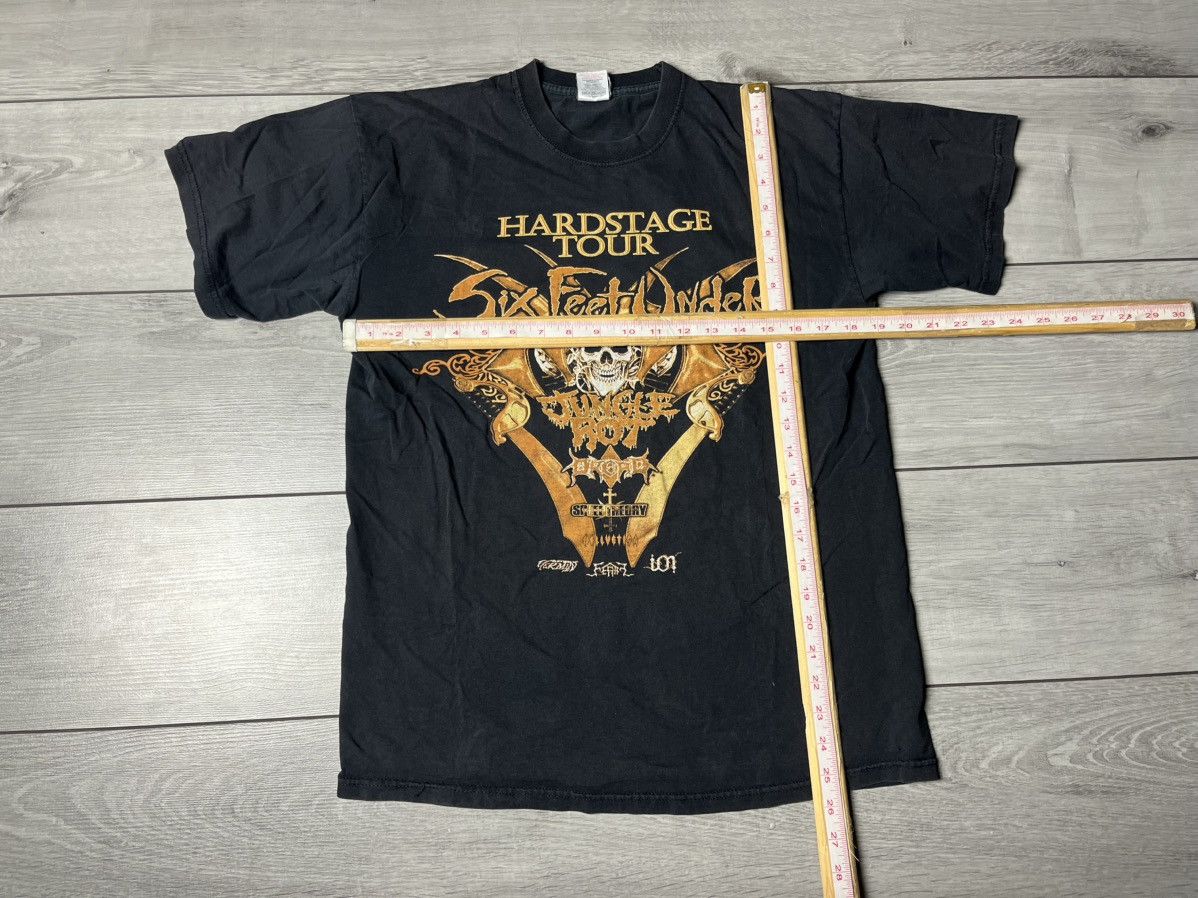 Band Tees Six feel under Tshirt hard stage tour size Medium Size US M / EU 48-50 / 2 - 5 Thumbnail