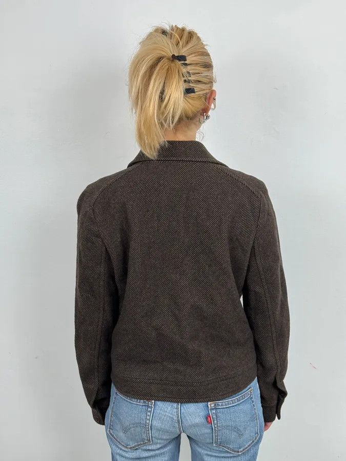 A.P.C. A.P.C. Brown Wool Light Buttoned Officer Jacket Size S / US 4 / IT 40 - 3 Thumbnail