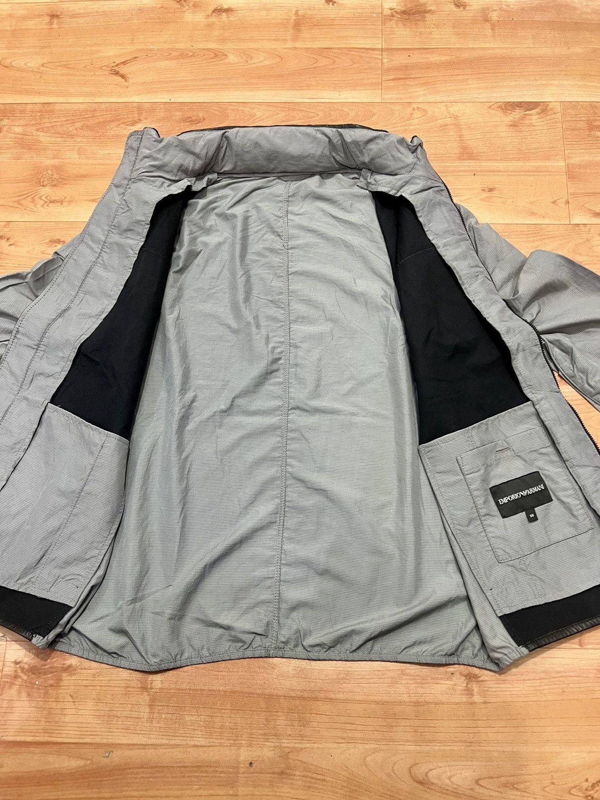 Emporio Armani Emporio Armani leather combination jacket Size US M / EU 48-50 / 2 - 4 Thumbnail