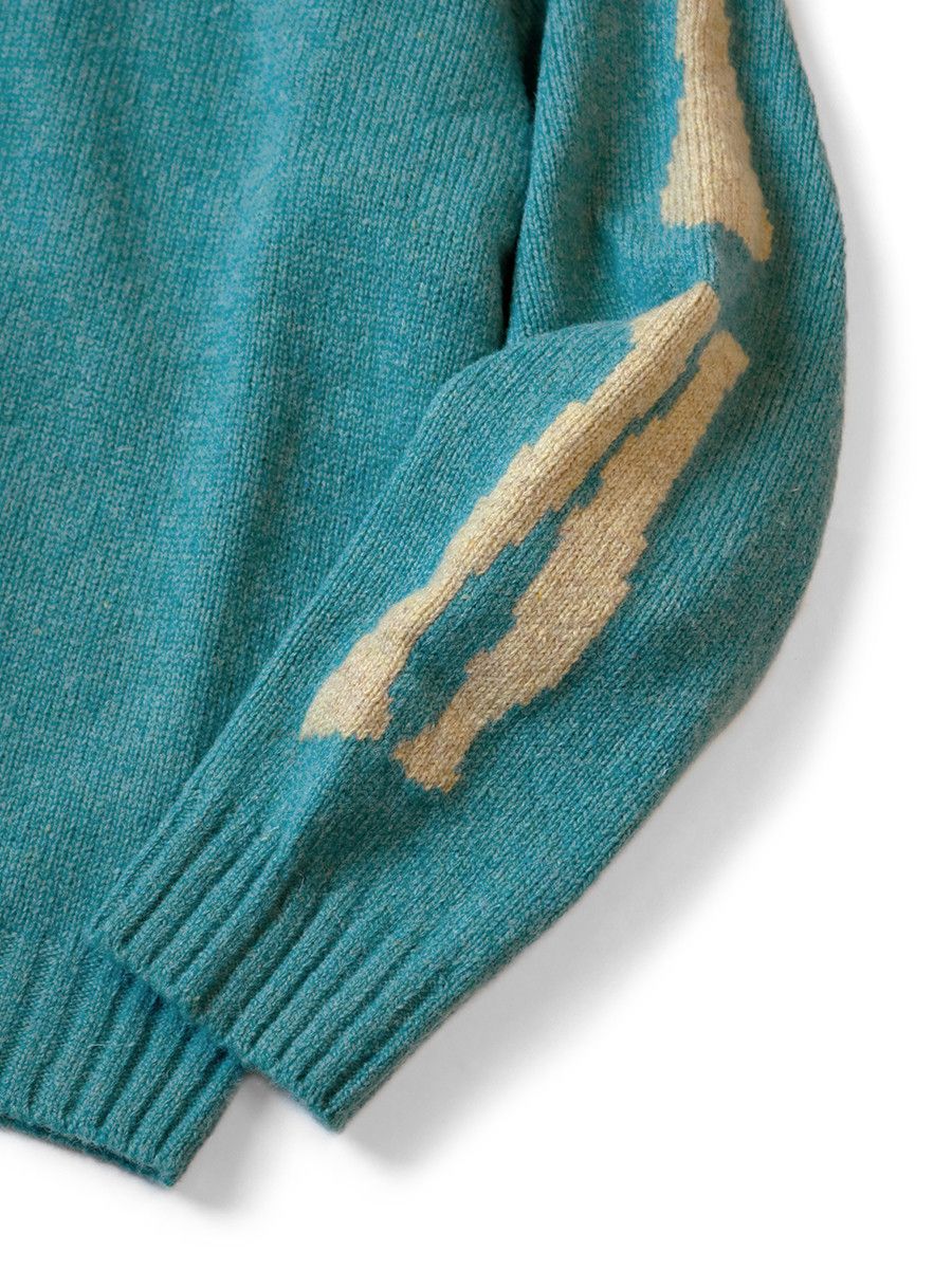 Kapital Kapital 5G Wool BONE Crew Sweater Size US L / EU 52-54 / 3 - 3 Thumbnail