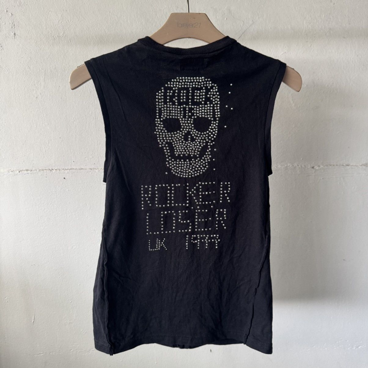 If Six Was Nine Energie Gold Asymmetrical Zipper Rhinestone Skull Vest Size US M / EU 48-50 / 2 - 4 Thumbnail