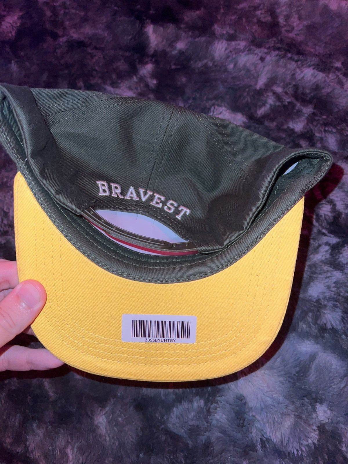 Bravest Studios × Vintage Bravest Studios “GOODYEAR” Olive Green Snapback Size ONE SIZE - 2 Thumbnail