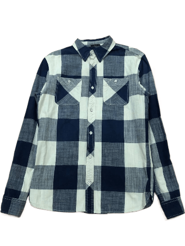 Allsaints Vintage Allsaints Slim Fit Button Up Shirt Size XS Size US XS / EU 42 / 0 - 1 Thumbnail