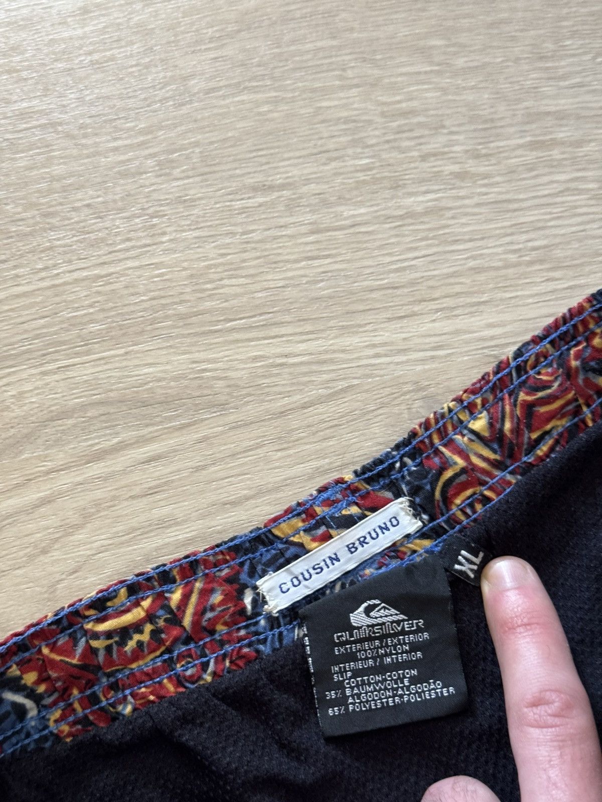 Quicksilver Vintage 90s Quicksilver All Over Print Australia Surf Shorts Size US 36 / EU 52 - 5 Thumbnail