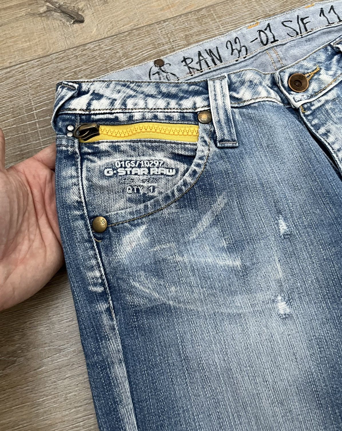 If Six Was Nine CRAZY G-STAR RAW IF SIX WAS NINE VINTAGE FLARED JEANS Size US 31 - 10 Thumbnail