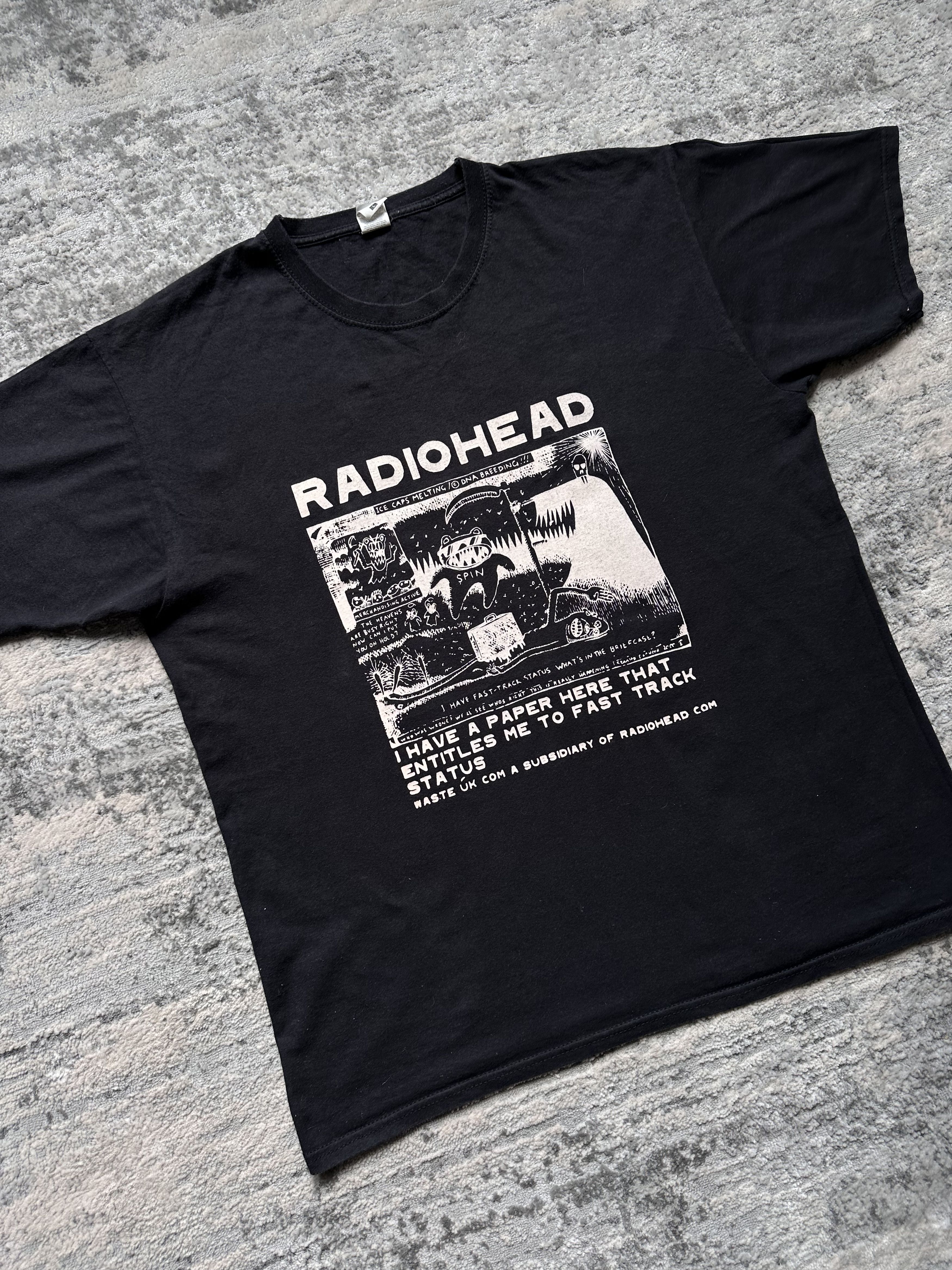 Band Tees Radiohead t shirt Size US L / EU 52-54 / 3 - 2 Thumbnail
