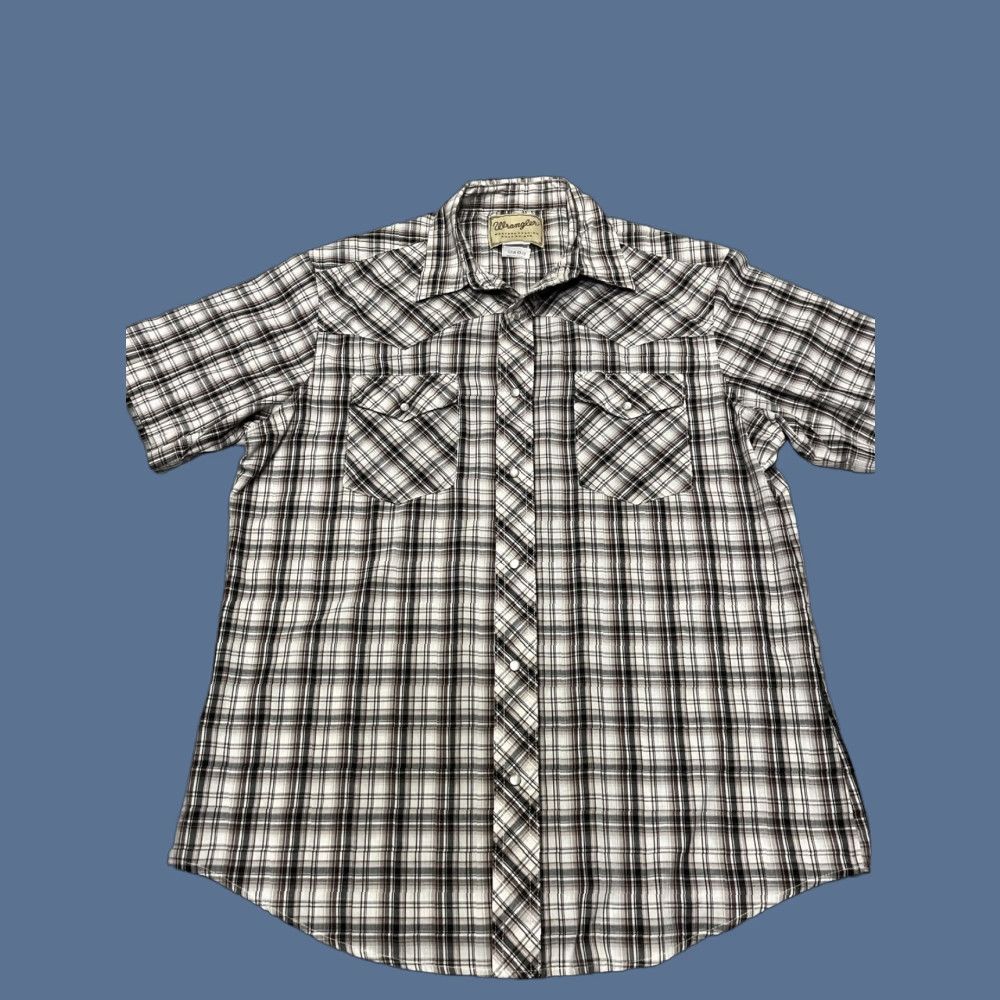 Wrangler Wrangler WM202BR Pearl Snap Button Up Western Shirt Men Size L Short Sleeve Size US L / EU 52-54 / 3 - 1 Thumbnail