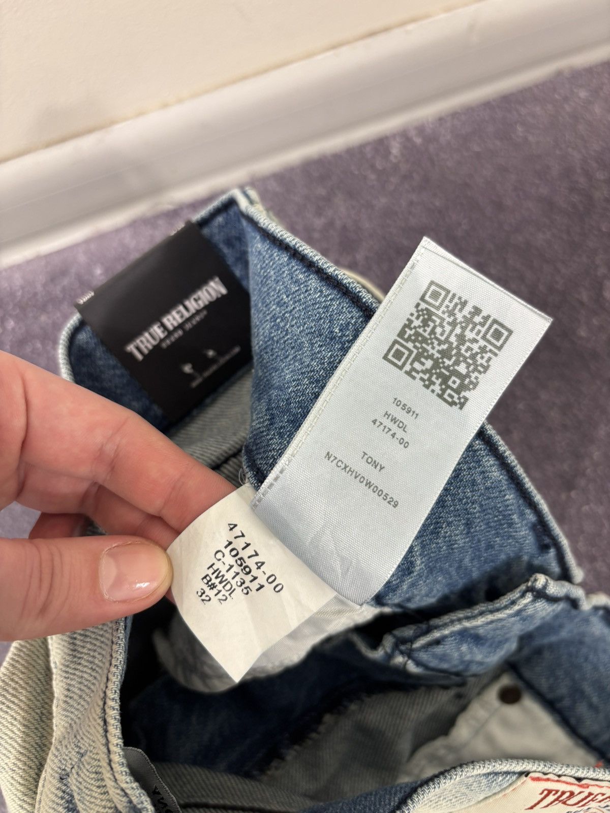 True Religion True Religion NWT Men’s Tony Skinny Light Blue Denim Jeans Size US 32 / EU 48 - 14 Thumbnail