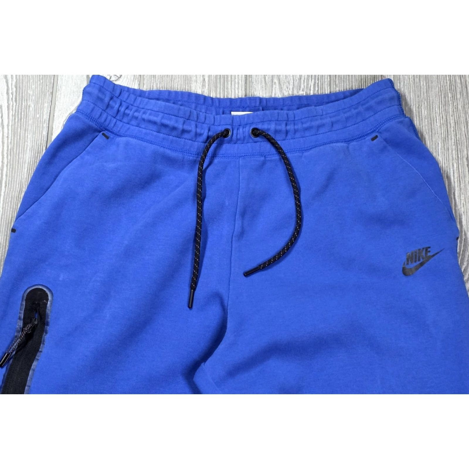 Nike Nike Sportswear Tech Fleece Jogger Women L Royal Blue Zip Pocket Sweatpant - Tapered Pocketed Fleece Pants Nike Tech Fleece Jogger L Blue womens Size 36" / US 14 / IT 50 - 2 Thumbnail