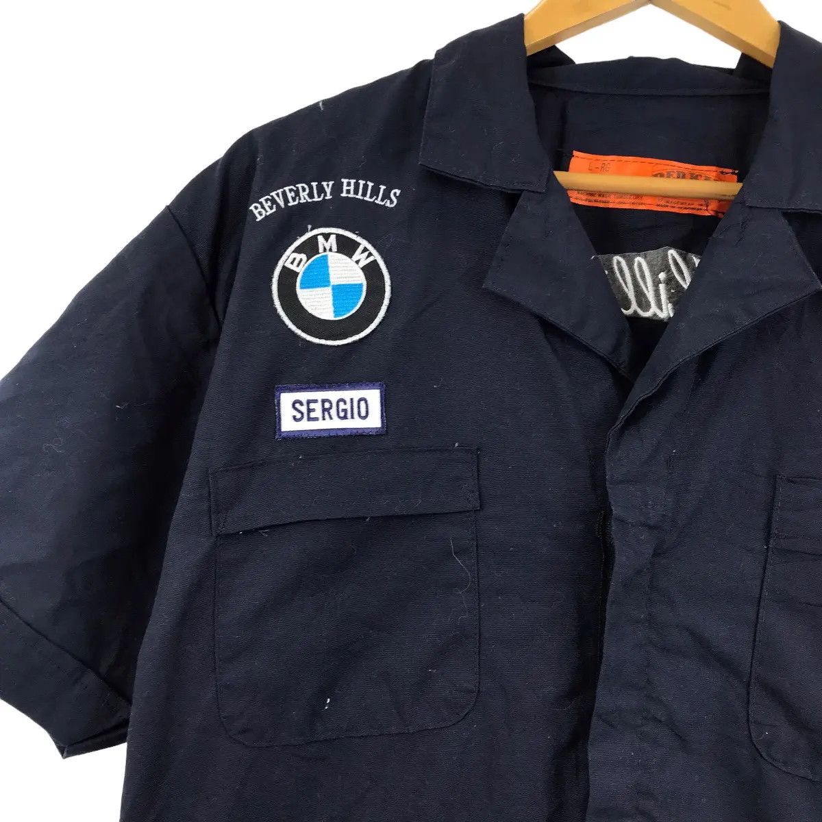 BMW Vintage BMW BEVERLY HILLS Automotive Service Coverall Size US XL / EU 56 / 4 - 3 Thumbnail