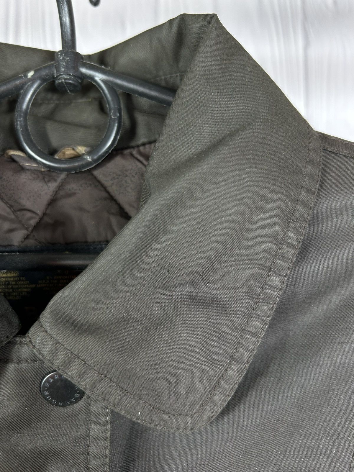 Barbour Barbour Twill Belsay Women’s Brown Waterproof Long Jacket Size XL / US 12-14 / IT 48-50 - 5 Thumbnail